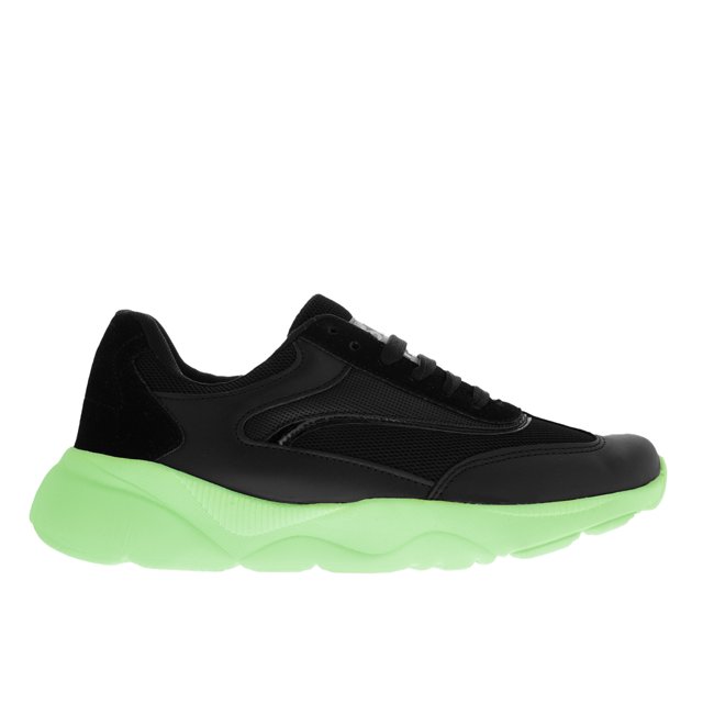 Tenis Mara color negro con suela verde 28.5 Dorothy Gaynor Tenis Mara color negro con suela verde 28.5