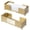 Brass-tone-2, variant on Brass Metal Paper Towel Dispenser Countertop For Bathroom Home Office