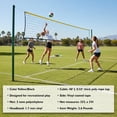 thumbnail image 3 of SSN 1048612 Economy Yellow & Black Volleyball Net, 3 of 5