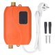thumbnail image 1 of Mini calentador de agua eléctrico 3500W Calentador de agua instantáneo de calentamiento rápido para baño Cocina Estándar de la UE 220V Naranja, 1 of 10