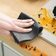 thumbnail image 2 of Thickened Magic Cleaning Cloth, Ksndurn 5PCS Reuseable Streak Free Magic Microfiber Cleaning Cloths Ultra-Absorbent Multipurpose Cloths - for Cleaning Glass, Windows, Cars, Kitchenware and Furniture, 2 of 7
