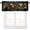 cfcl-566, variant on Food Valance Curtains for Kitchen,Vintage Country Fresh Healthy Organic Vegetable Junk Spoon Knife and Fork Window Valances Short Panel Blackout Treatment Drapes for Living Room Bedroom 54x 18 In