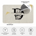 thumbnail image 3 of Letter D Door Mat Indoor Outdoor, Monogram Words Non Slip Welcome Mat with Rubber Backing, Absorbent Fabric Front Door Mats Entryway Rug for Home Patio Entrance 24"x36", 3 of 8