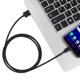 thumbnail image 3 of Cable micro USB Smays, cable de carga de 1 m, paquete de 12 unidades, color negro, 3 of 5