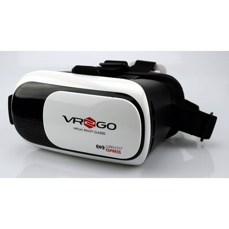 VR2GO 3D Virtual Reality Headset - Compatible with iPhone and Android Devices in WHITE