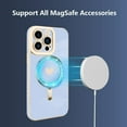 thumbnail image 2 of for iPhone 13 Pro Max Case [Support Magsafe] Love Heart Pattern Magnetic Plating Electroplate Luxury Elegant Case Camera Protector Soft TPU Shockproof Protective Corner Back Cover -Blue, 2 of 12