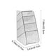 thumbnail image 3 of Porta Bolígrafos de Plástico Transparente para Escritorio, Organizador Multifuncional de Artículos de Papelería, Diseño de Inserción Inclinado, Caja de Almacenamiento para Oficina y Cosméticos,, 3 of 6