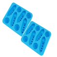 thumbnail image 1 of Oleegame 2PC Baby Popsicle Molds Blue Ice Making Grid Moldes Creative Love Popsicle Ice Film Blue, 1 of 3