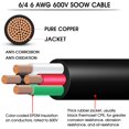 thumbnail image 3 of Cable eléctrico CLLOMAGY 6 AWG 6/4 600 V 4 conductores 50 pies, 3 of 8