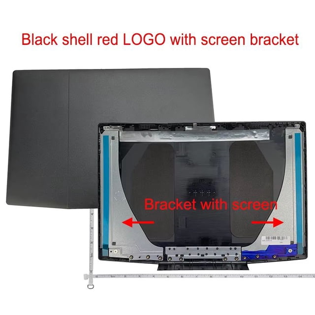New For Dell Series G3 3590 3500 LCD top case/Bezel Cover/Palmrest Upper Case/Bottom Base Keyboard red logo A shell 2