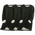 thumbnail image 2 of ATOYSOY Women's 3 Pack Plus Size Fleece Basic Tops Long Sleeve Thicken Tees Fall Winter Casual Fuzzy Shirts Crew Neck Sweatshirts Outwear Warm Solid Color Pullover Black L, 2 of 4