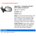 thumbnail image 2 of Right Mirror - Compatible with 2007 - 2009 Cadillac Escalade EXT 2008, 2 of 2