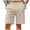 Khaki, variant on MTBLYS Mens Shorts Summer Solid Color Comfortable Shorts with Pockets Leisure Loose Fit Comfort Waist Beach Shorts Casual Shorts Men