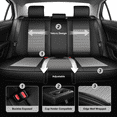 thumbnail image 3 of DIKSOAKR Car Seat Covers Full Set Fit for Hyundai Santa Fe 2009-2025 Waterproof Leather Seat Covers Cushion Lumbar Support Comfort Automotive Interior(Grey,5 Seats), 3 of 10