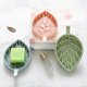 thumbnail image 3 of Soap Dish,Leaf-Shaped Shower Soap Holder with Draining Tray,Fashionable Soap Dish for Shower Kitchen, 3 of 4