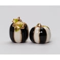 thumbnail image 3 of Ceramic Black and White Pumpkin Salt and Pepper Shakers Fall, 3 of 3