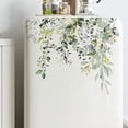 thumbnail image 2 of Green Plant Leaves Wall Sticker Bathroom Toilet Decor Living Room Cabinet Home, 2 of 8