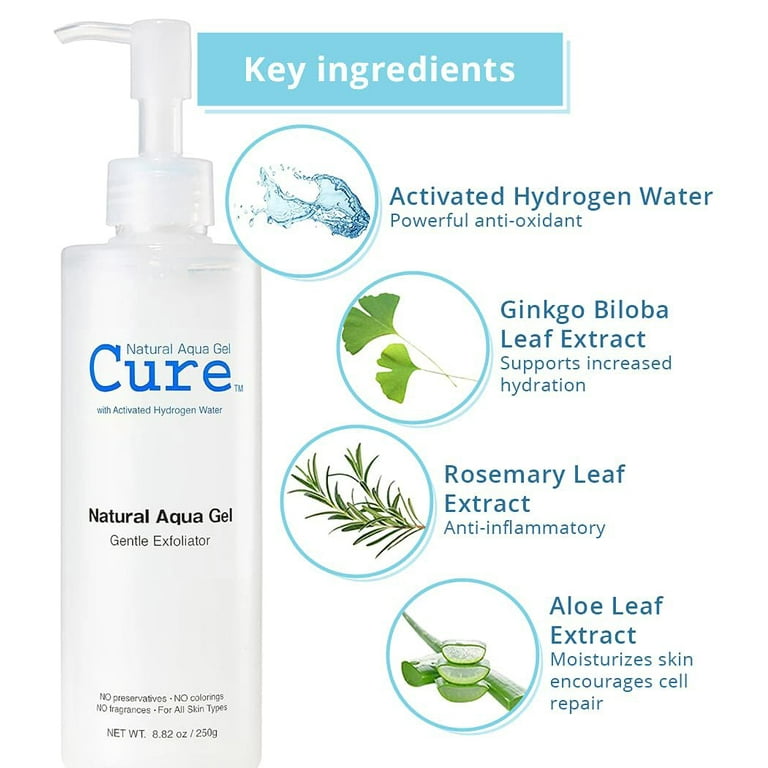 Cure Natural Aqua Gel 8.82 oz Cleanser Walmart