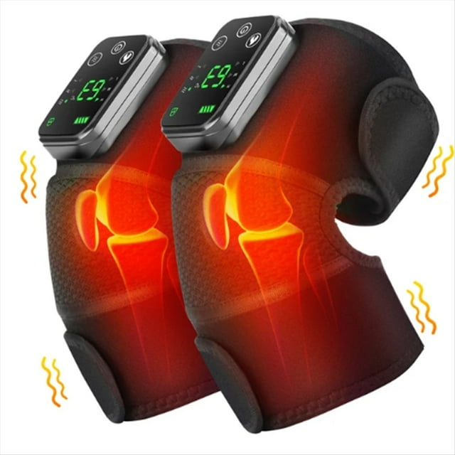 Masajeador EléCtrico de Rodilla con CalefaccióN , AnalgéSico para Articulaciones de Codo y Hombro, VibracióN TéRmica, EliminacióN de Humedad