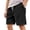 Black@GC@, variant on Kids Boys Corduroy Shorts Vintage Ribbed Shorts For Child Elastic Waist Solid Color Outdoor Shorts With Pockets