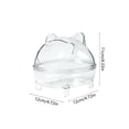 thumbnail image 3 of Hamster Sand Bath Box and Litter Box 2 in 1 Plastic Bathroom Hideout for Small Pets Cage Potty Dirt Proof Container, 3 of 6