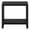 Black, variant on Dtwnek Rectangle Side Table with Bottom Shelf, Wood Top End Table for Living Room, Bedroom, Black