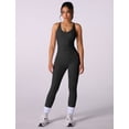 thumbnail image 6 of IDOPIP Womens Cross Back Athletic Tank Tops with Bulit in Bra V Neck Longline Sports Gym Bra Workout Yoga Pilates Tops, 6 of 6