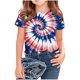 thumbnail image 5 of Odeerbi Chicos Niñas 4 de Julio Camiseta Manga Corta Día de La Independencia Camiseta Gráfica, 5 of 6
