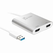 j5create, USB 3.0 to Dual HDMI Multi-Monitor Adapter, JUA365