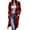 Red, variant on Munlar Plaid Cardigan Button Up Long Sleeve Women Coats Winter Clearance Girls Jackets Size 14-16 Printed With Pocket Christmas Winter Coat for Women