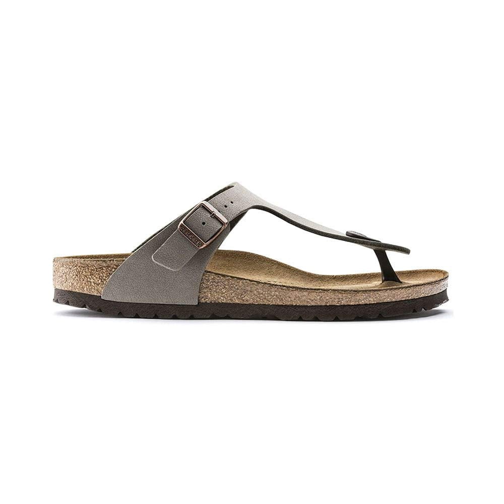 Birkenstock Men's Flip Flop Sandals, Grey Stone Stone, 6.5 Narrow
