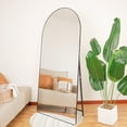 thumbnail image 3 of Full Length Mirror, Standing Floor Full Body Mirror, Wall-Mounted, 3 of 4