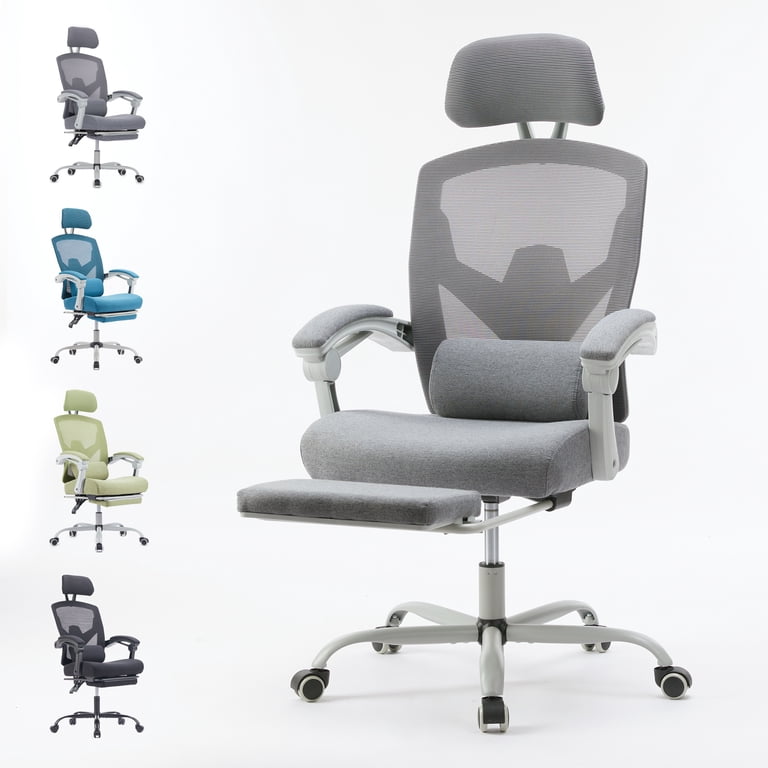 EDX Ergonomic High Back Office Chair with Reclining & Footrest photo 1