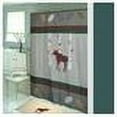 thumbnail image 2 of Patch Magic Moose Cotton Shower Curtain, 2 of 2