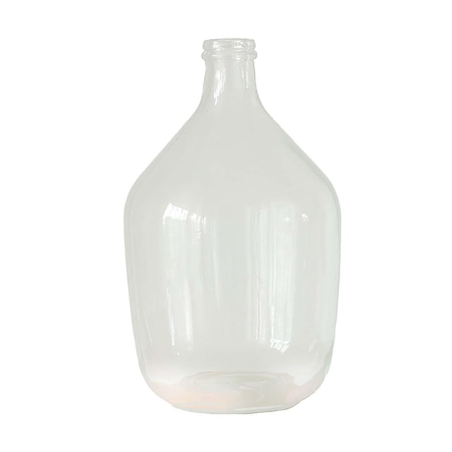 Jarra de vidrio transparente, jarrón, macetero, centro de mesa moderno, florero, jarrón para decoración de interiores, oficina, sala de estar de