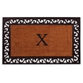 thumbnail image 2 of Calloway Mills Rembrandt Monogram Outdoor Doormat 22" x 36" (Letter X), 2 of 2