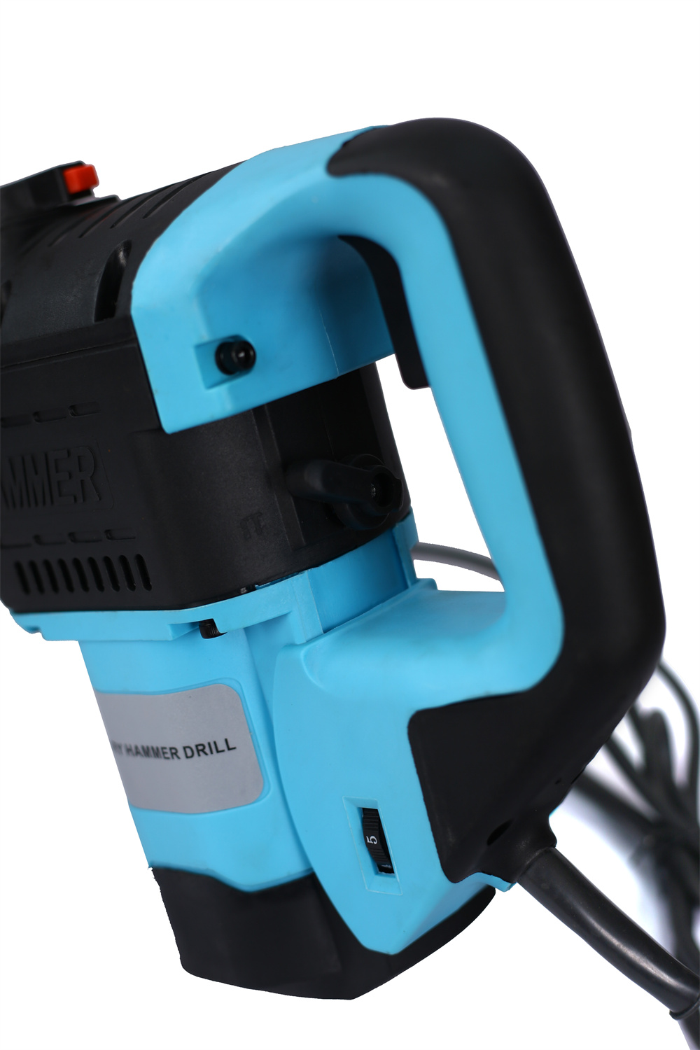 Rotary Hammer Drill, 12.5 Amp Corded Drills, Heavy Duty Chipping Hammers w/Vibration Control, Power Tool For Concret, Drill Bits and Chisels Included