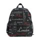 thumbnail image 2 of Mochilas escolares ortopédicas para niños de grado 1 a 6, morrales grandes con estampado de letras, color negro, novedad de 2021 Fivean  unisex, 2 of 2