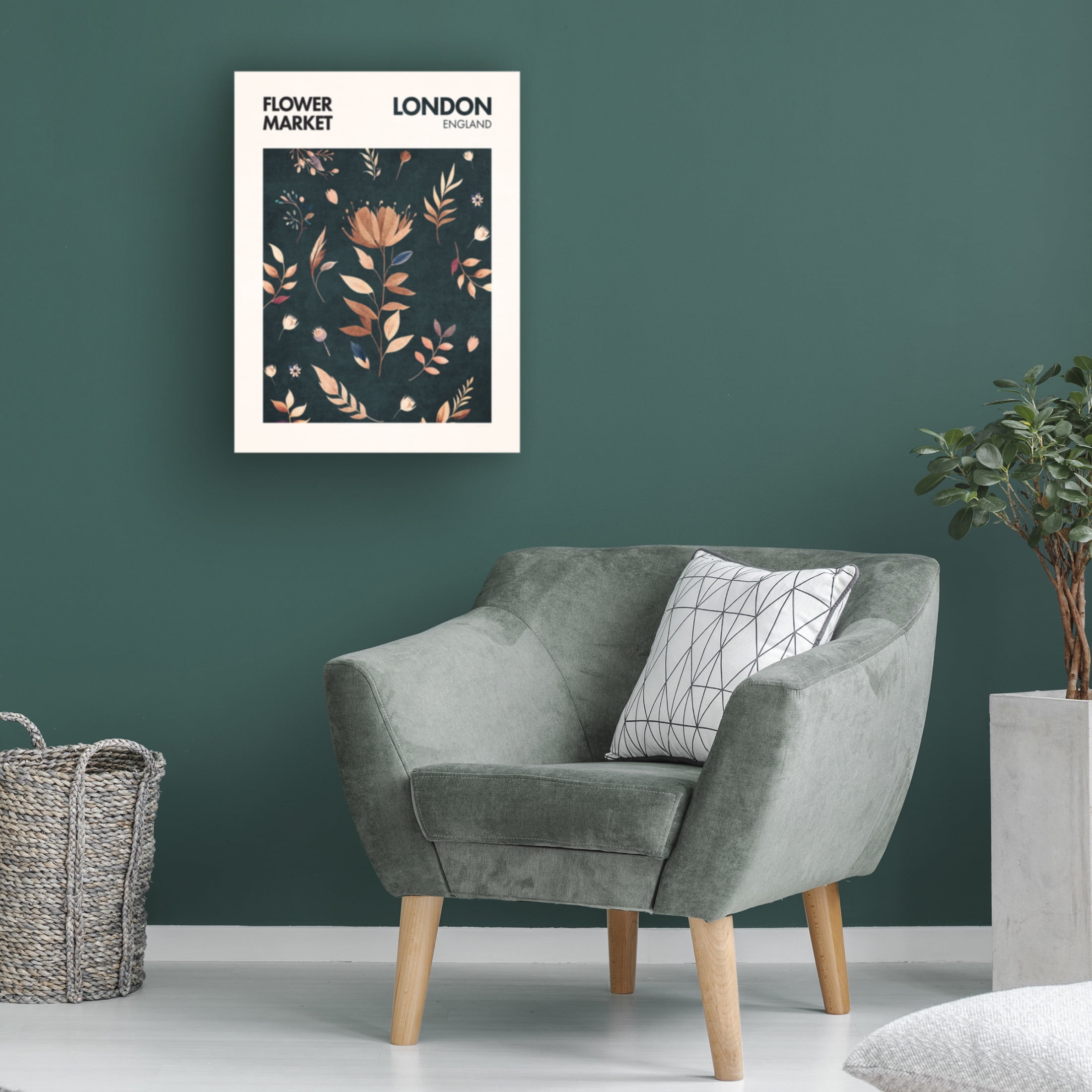Trademark Fine Art Emel Tunaboylu Rectangle 12 Canvas Wall Art
