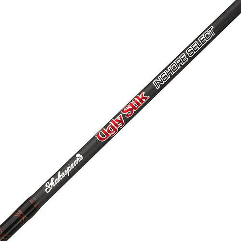Ugly Stik Inshore Select Spinning Rod, 7'6" Medium Heavy Fishing Rod -  Walmart.com
