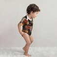 thumbnail image 4 of Xecao Elephant Sunset in Kenya Pattern Baby Climbing Bodysuit Short Sleeve Onesie Unisex 0-12 Months Baby Shirt Newborn Outfits Crotch snap design-18 Months, 4 of 6