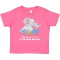 thumbnail image 3 of Inktastic My Noni Loves me to the Moon and Back Elephant Family Boys or Girls Baby T-Shirt, 3 of 5