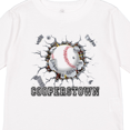 thumbnail image 4 of Inktastic Cooperstown Baseball Breakthrough Boys or Girls Long Sleeve Toddler T-Shirt, 4 of 5