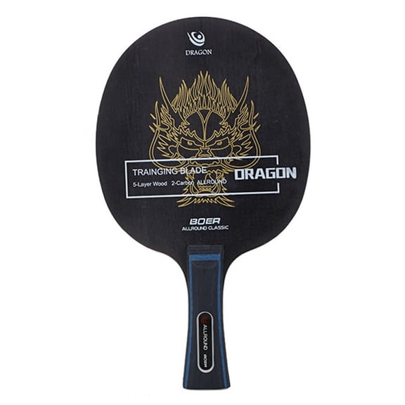 Quaqdae Racket 7 Ply Table Tennis Blade Arylate Carbon Fiber Table Tennis Accessories Long Handle