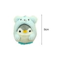 thumbnail image 6 of SmartBy Penguin Doll Pendant Soft Plush Stuff Toy Cartoon Animal Stainless Chain Keychain School Bag Shoulder Bag Decoration Pendant Keyring Key Holder, 6 of 7