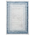 thumbnail image 4 of Naar Marfi 2X3 Area Rug, Blue/Ivory Border, Non-Slip and Non-Shedding Area Rugs for Home Bedroom, Kitchen Floor, Bathroom, Dining and Office, 4 of 8