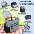 thumbnail image 3 of Tirrinia Large Insulated Cooler Bag - Leakproof Cooling Carrier, 20 L Travel, Food Containers, 3 of 8