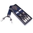 thumbnail image 4 of Tirantes elásticos ajustables con clip para hombre, para evitar resbalones, con 6 clips en forma de Y, para trajes, color azul marino, 4 of 12