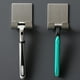 thumbnail image 3 of Soporte Maquinilla Afeitar Acero Inoxidable Gancho Almacenamiento Adhesivo para Pared Baño Y, 3 of 9