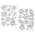 thumbnail image 1 of Pegatinas de ventana de decoración navideña, decoración de fiesta navideña, calcomanía de ventana, pegatinas de pared navideñas para fiesta,, 1 of 7